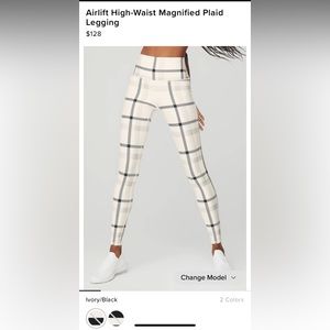 Alo airlift plaid leggings